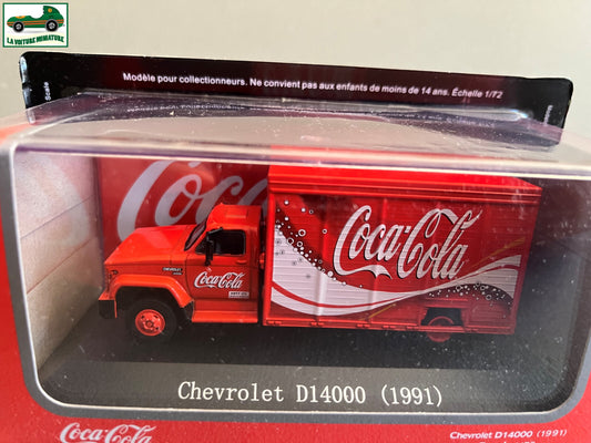 Voiture miniature Camion Livraison Coca Cola Chevrolet D14000 1991 au 1/72
