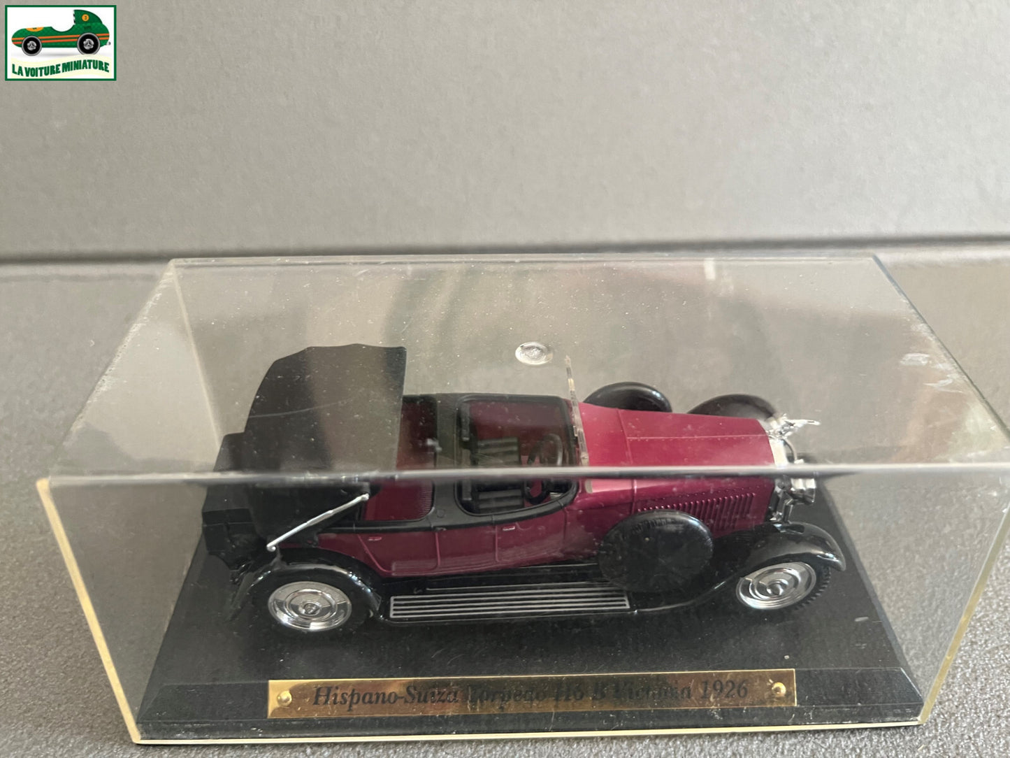 Voiture miniature Hispano Suiza Torpedo H6 B Victoria 1926 au 1/43