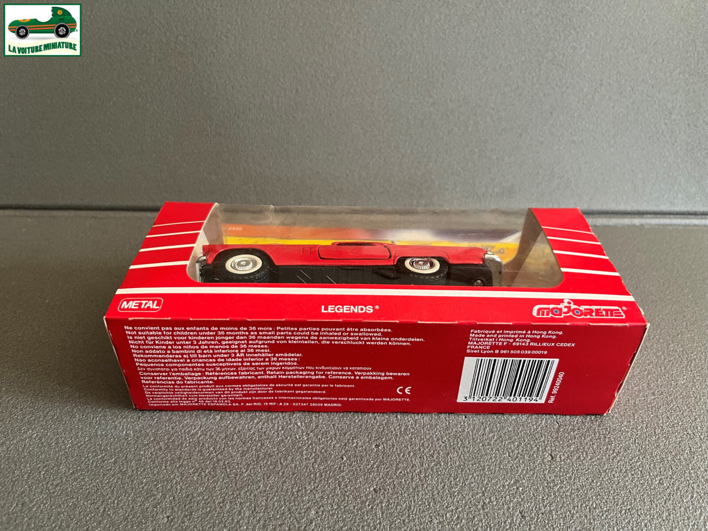 Voiture miniature Ford Thunderbird 56 2402 Majorette 1/32