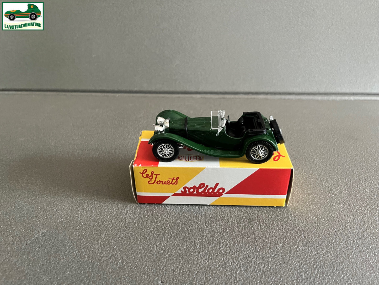 Voiture Miniature Jaguar SS 100 1938 Solido Hachette 1/43