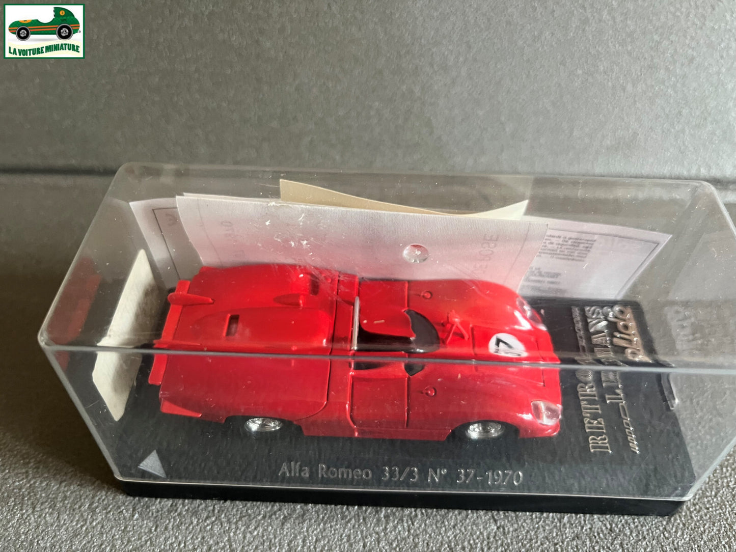 Voiture Miniature Alfa Romeo 33/3 N°37 1970 Solido au 1/43
