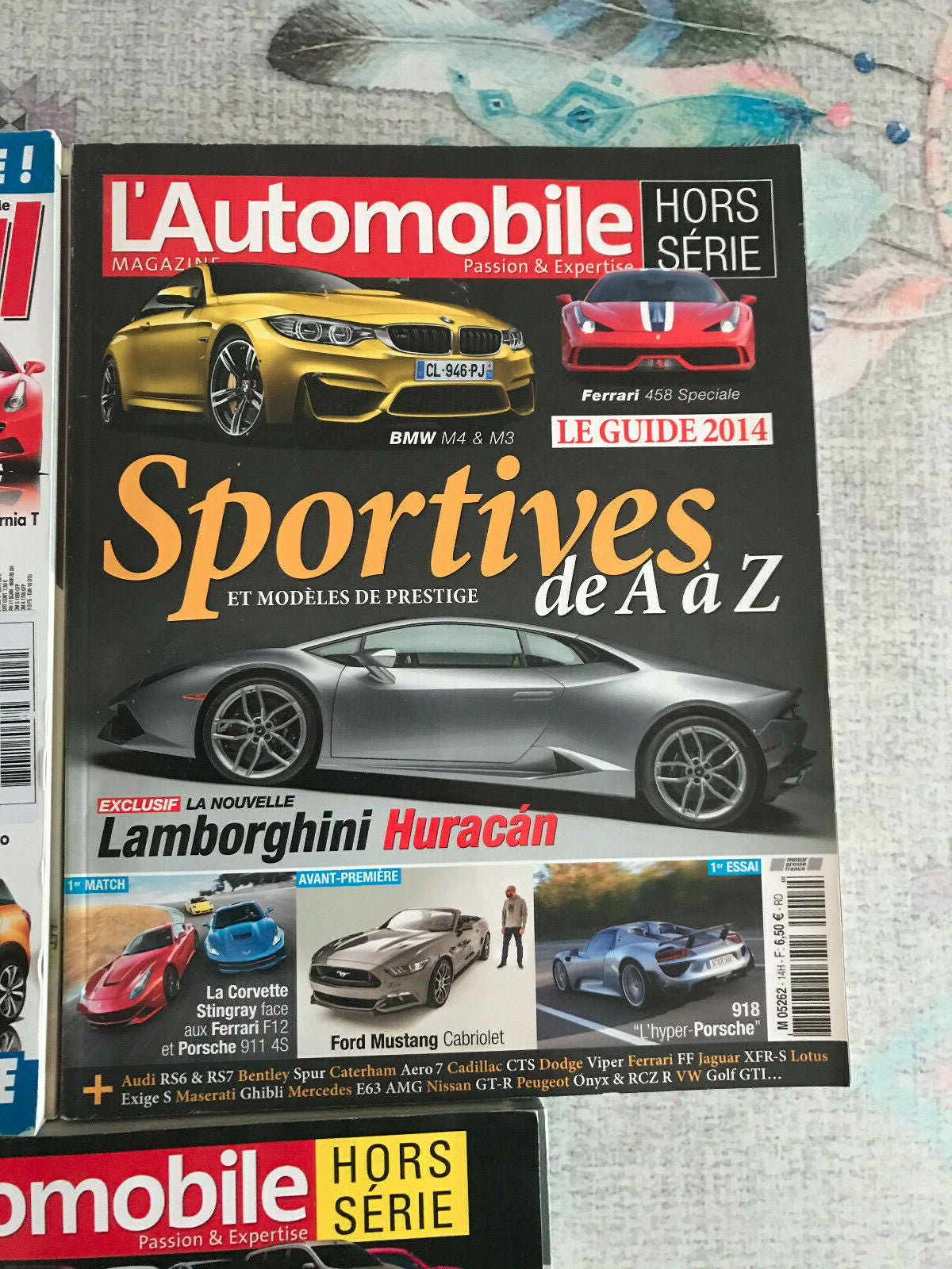 Livre Revue Voiture Lot de 3 Automobile Magazine L'Auto-Journal Hors Série