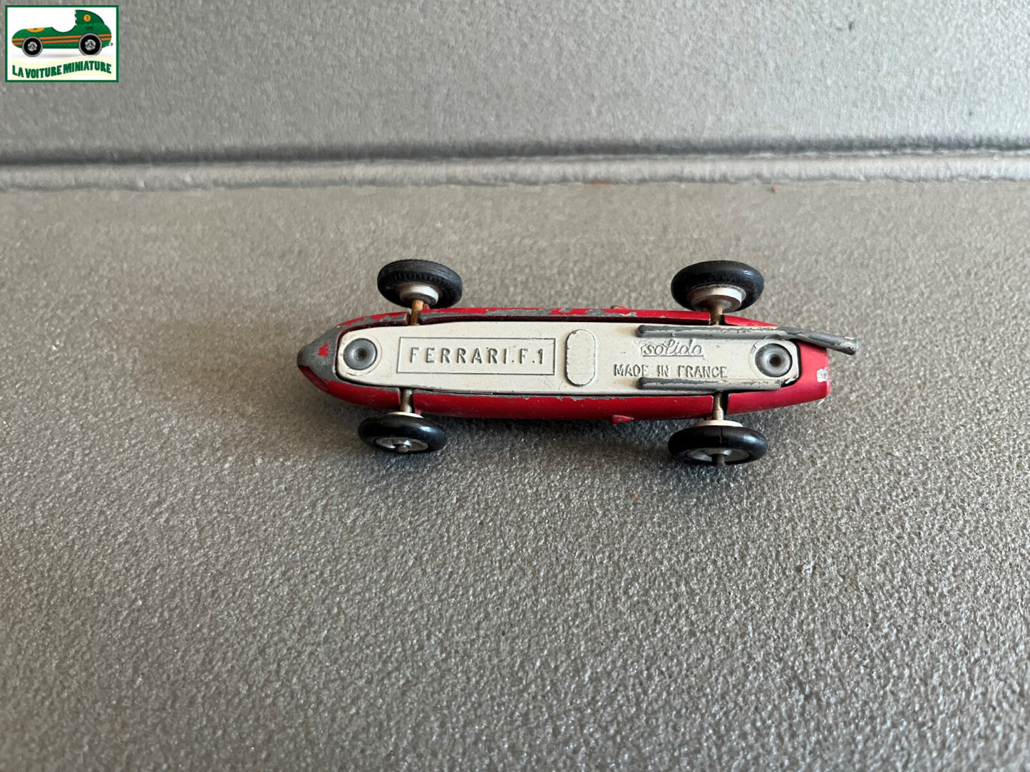 Ancienne Voiture Miniature Ferrari F1 Solido Serie 100 France 1/43 Epave