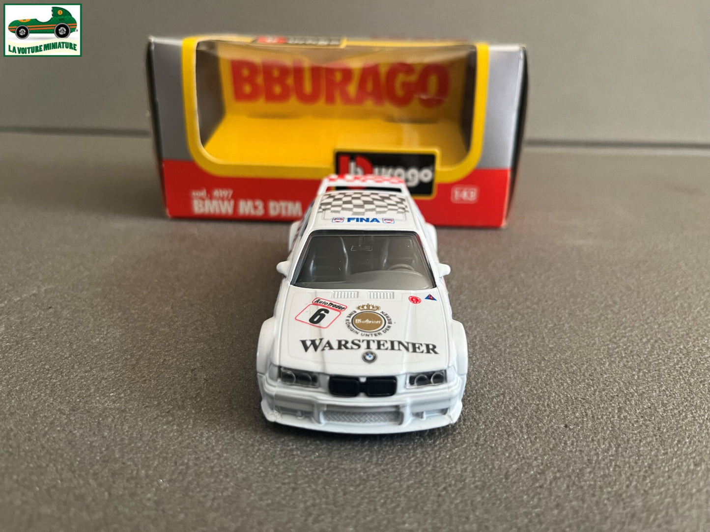 Voiture miniature Burago BMW M3 DTM 4197 au 1/43