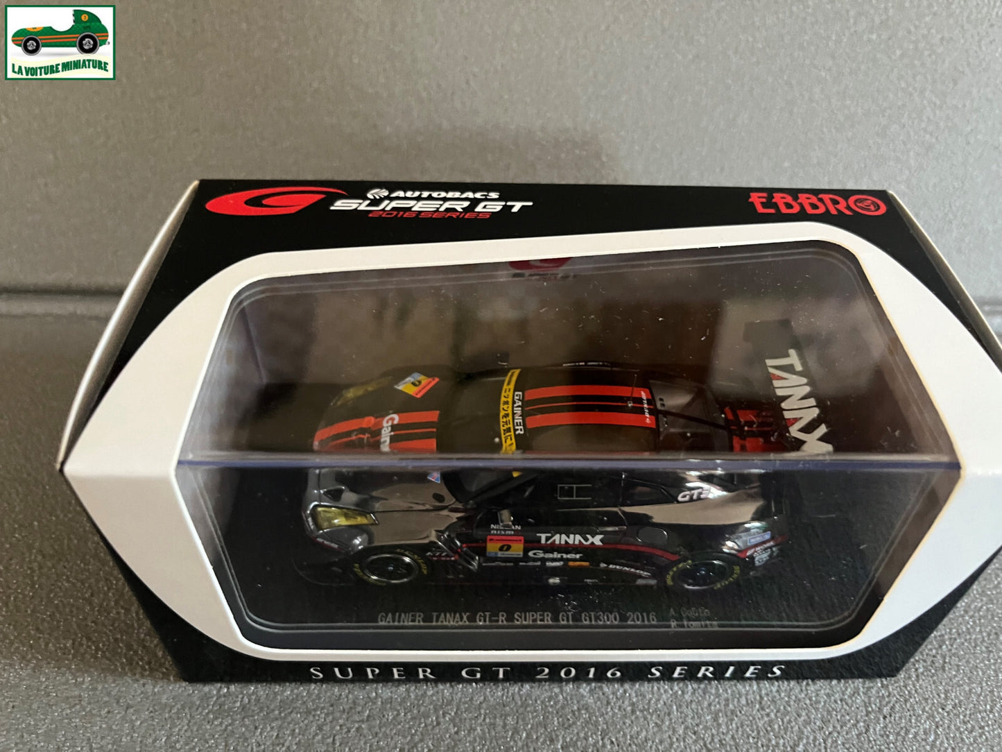 Voiture Miniature Gainer Tanax GT-R Super GT GT300 2016 Ebbro au 1/43