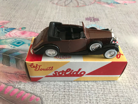 Voiture Miniature Rolls Royce Phamtom III 1939 Solido Hachette au 1/43