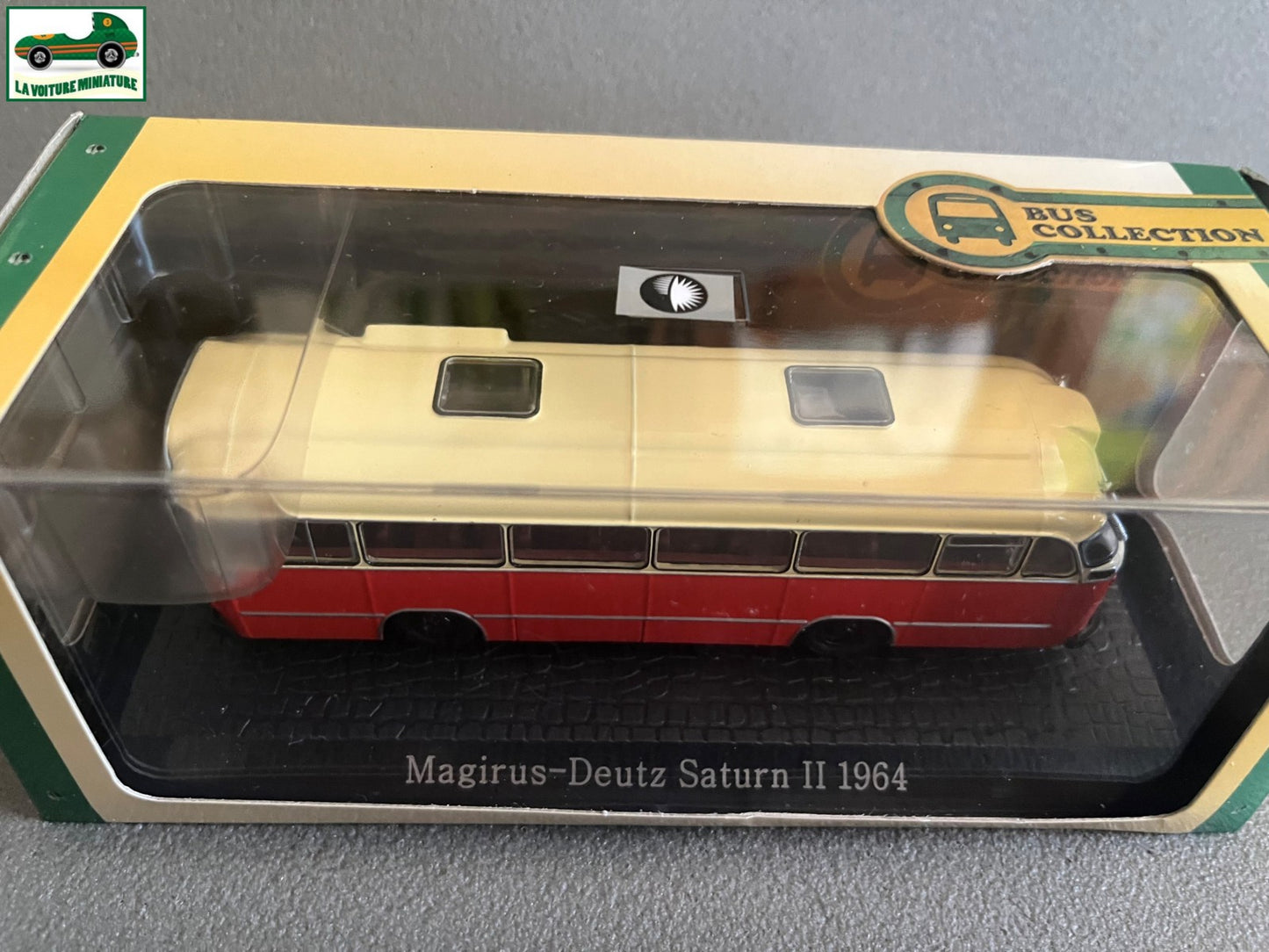 Voiture miniature Magirus Deutz Saturn II 1964 Autobus Bus Collection Atlas 1/72