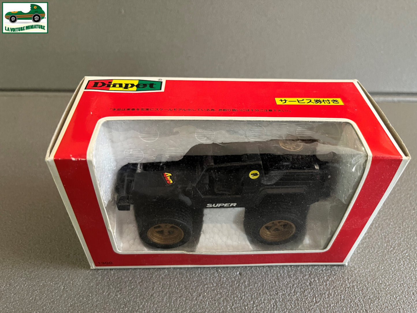 Voiture Miniature Lamborghini Cheetah 4WD Big Tire Diapet Japan 1/40