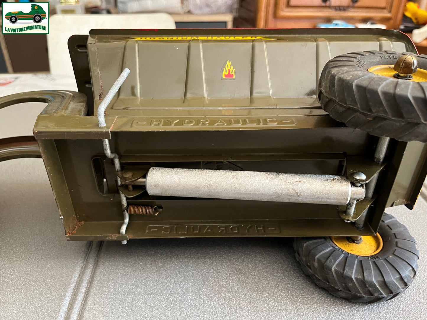Ancien Jouet Miniature Camion Semi Remorque Nylint Toys Uranium Hauler USA 2700