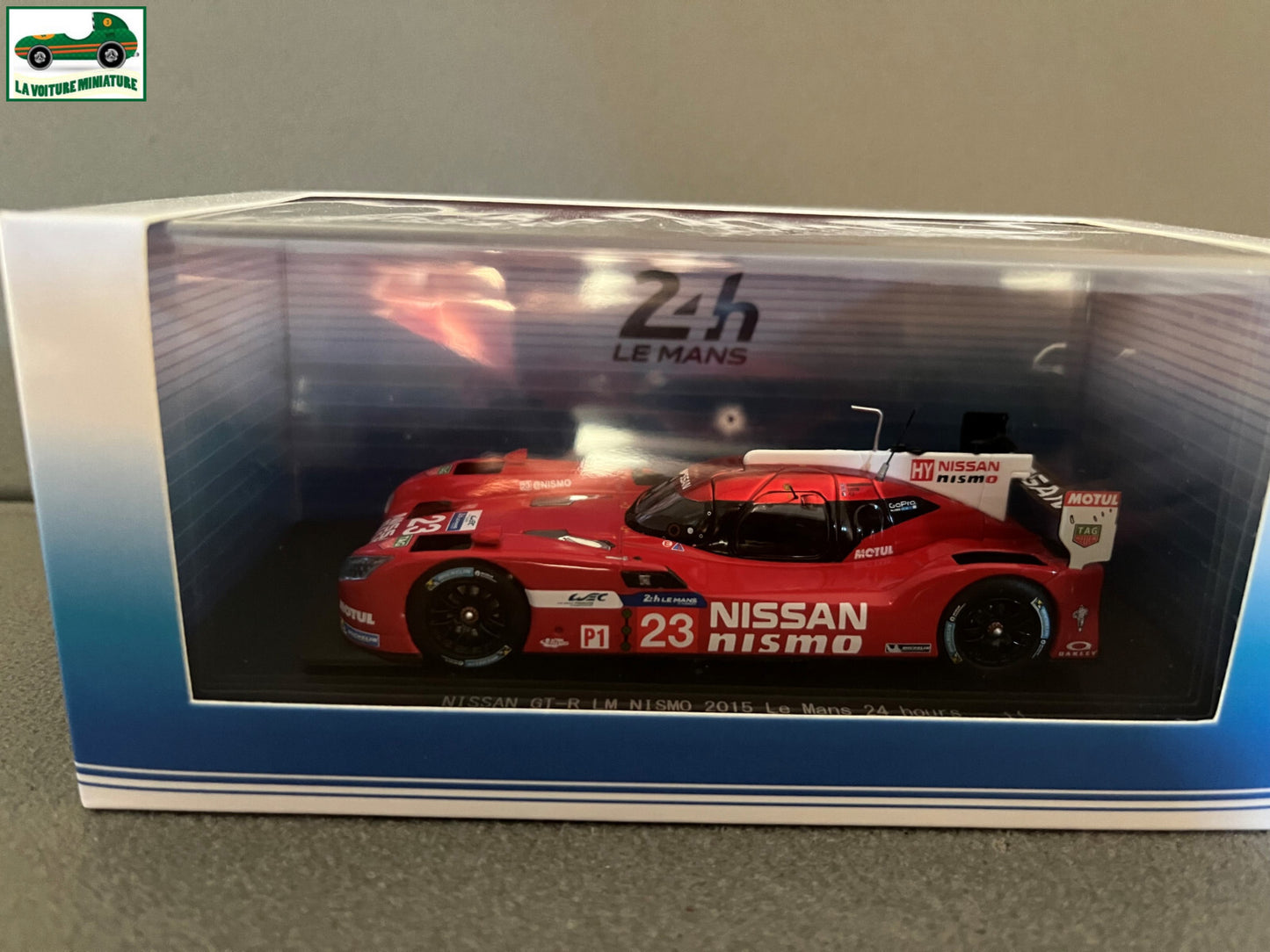 Voiture Miniature Nissan GT-R LM Nismo Le Mans 24 hours 2015 Ebbro Le Mans 1/43
