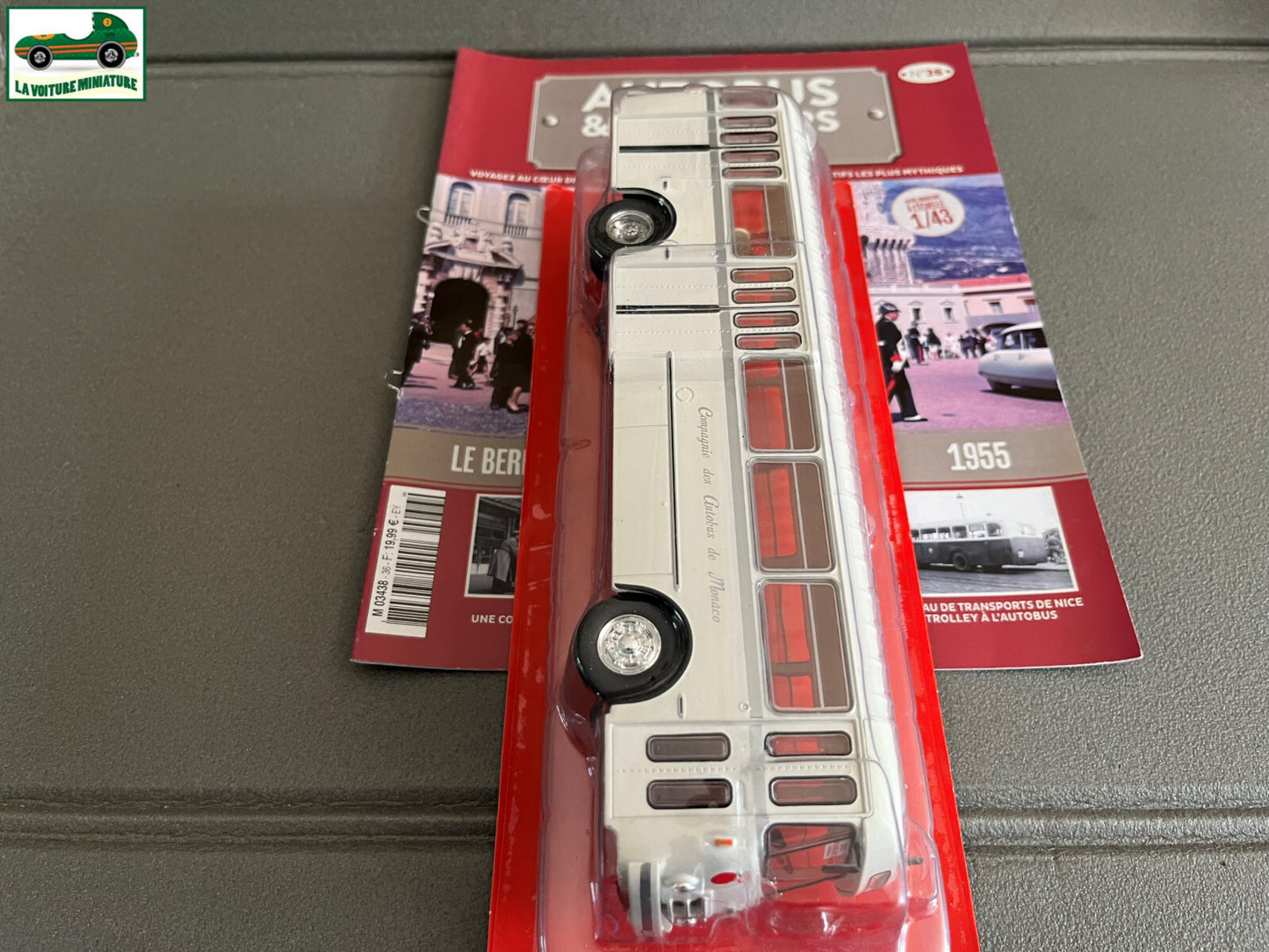 Voiture miniature Berliet PLR 10 1955 Monaco 1/43 Autobus Autocars du Monde