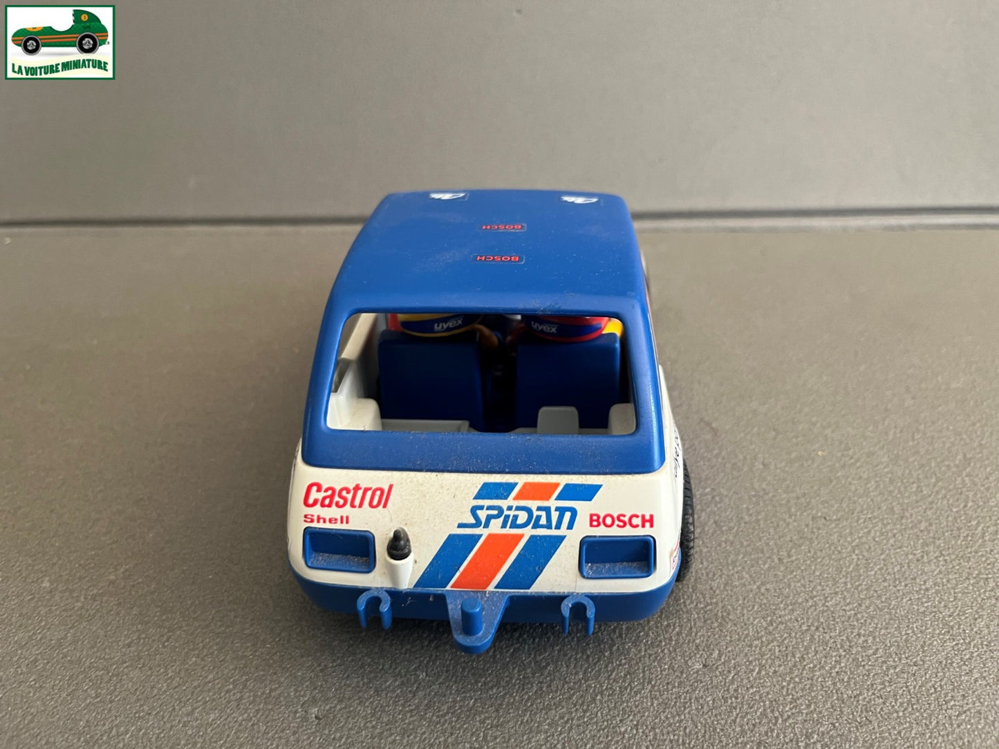 Ancienne Miniature Voiture Rallye Plastique Playmobil 3753 de 1976