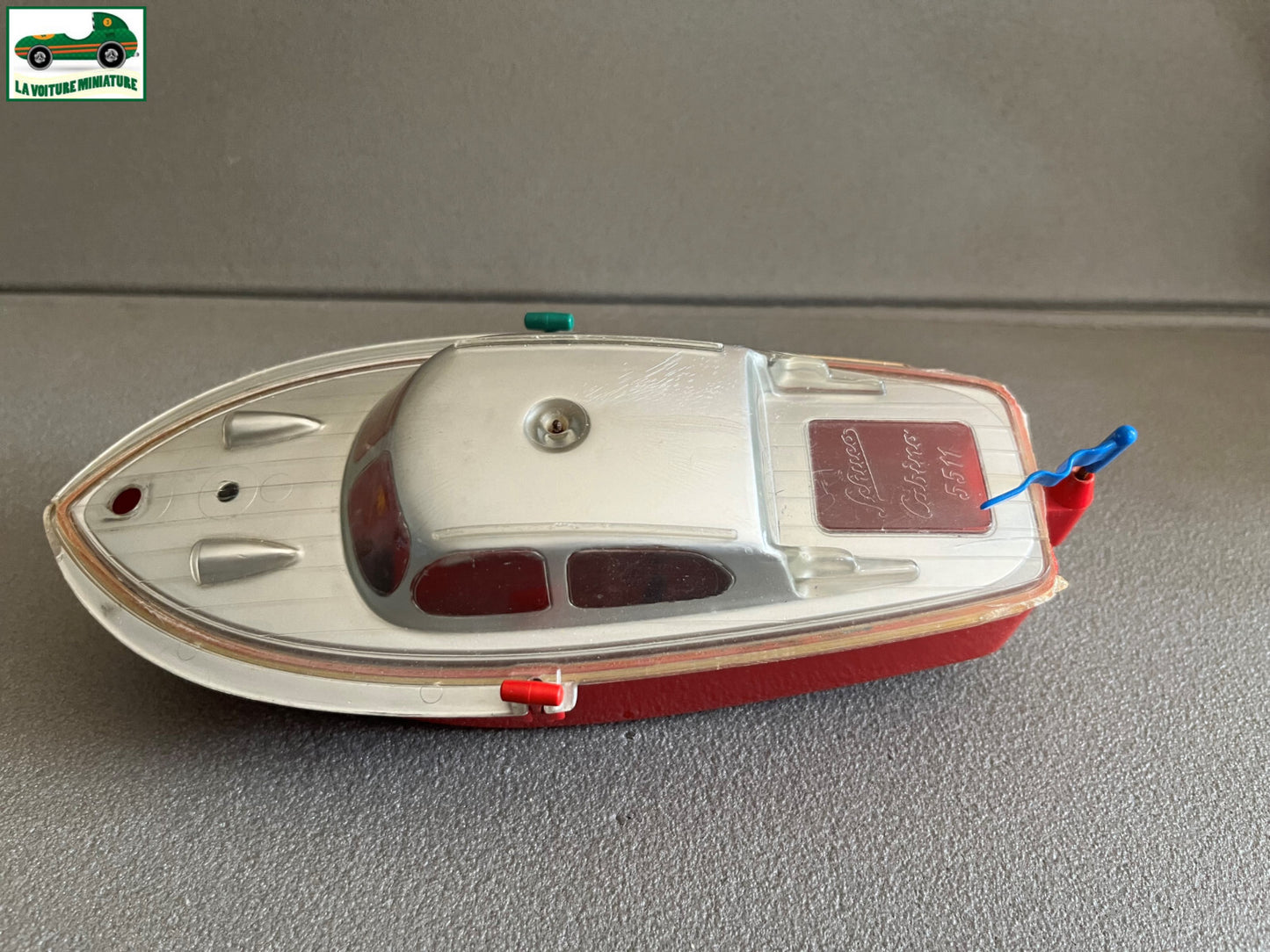 Jouet Ancien Bateau Schuco Cabino 5511 Made in Western Germany Incomplet Epave