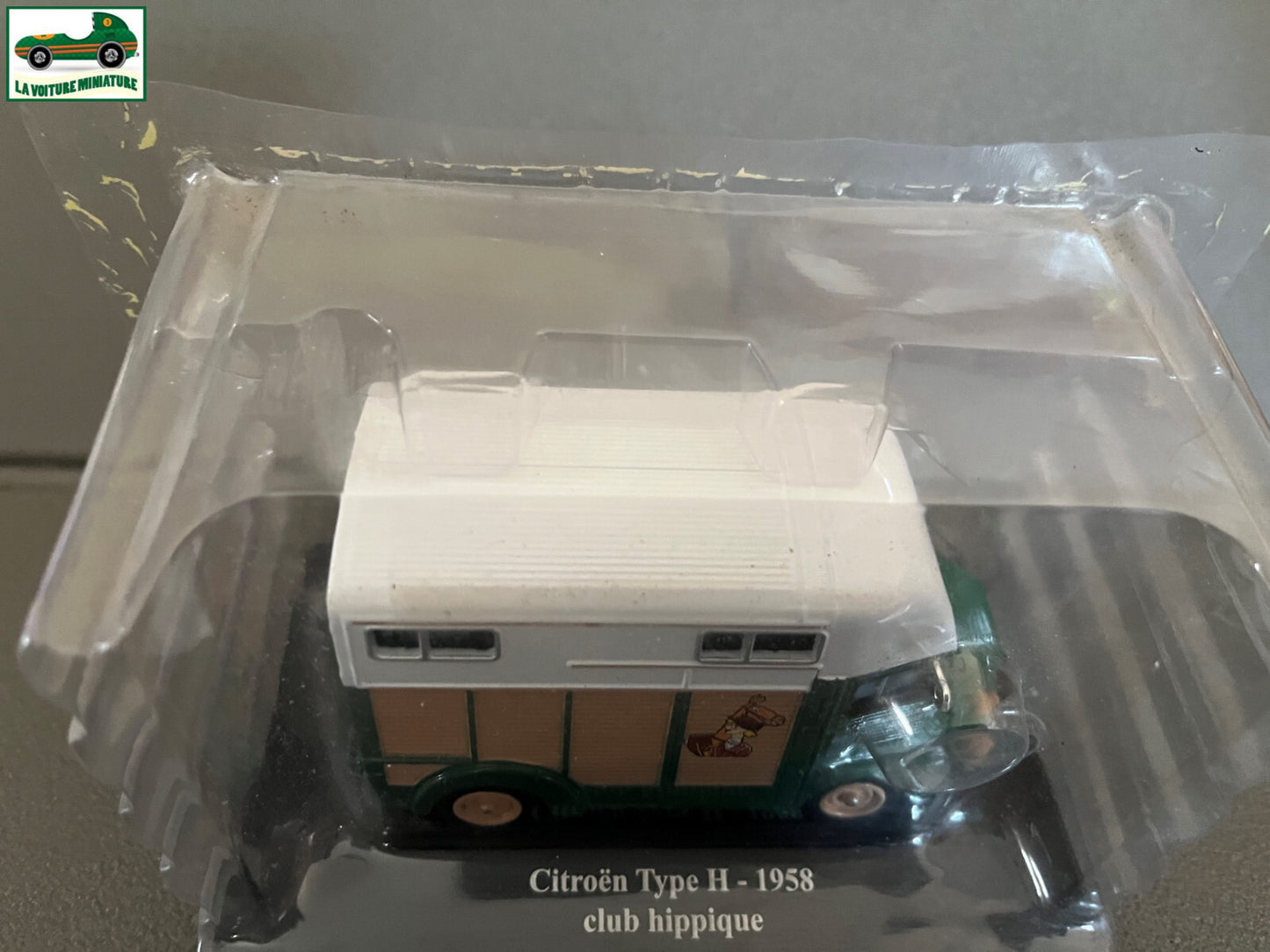 Voiture Miniature Citroen Type H 1958 Club Hippique Eligor Hachette 1/43
