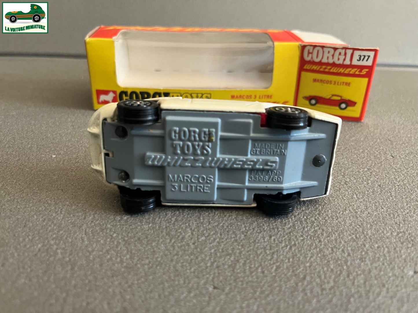 Ancienne Miniature Voiture Corgi Toys WhizzWheels Marcos 3 Litre GT Britain
