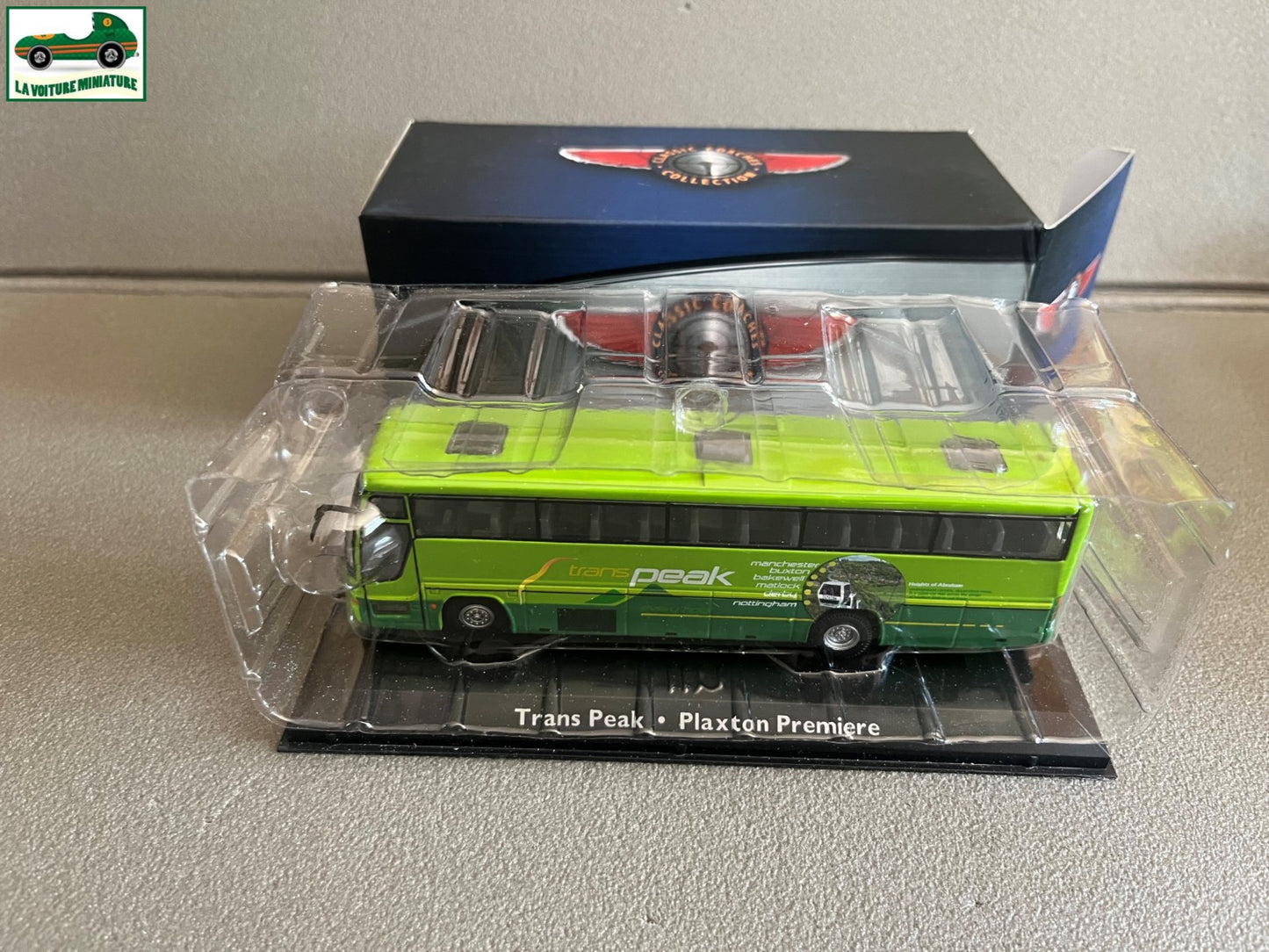 Voiture miniature Trans Peak Plaxton Premiere Autobus Autocar Bus Atlas 1/72