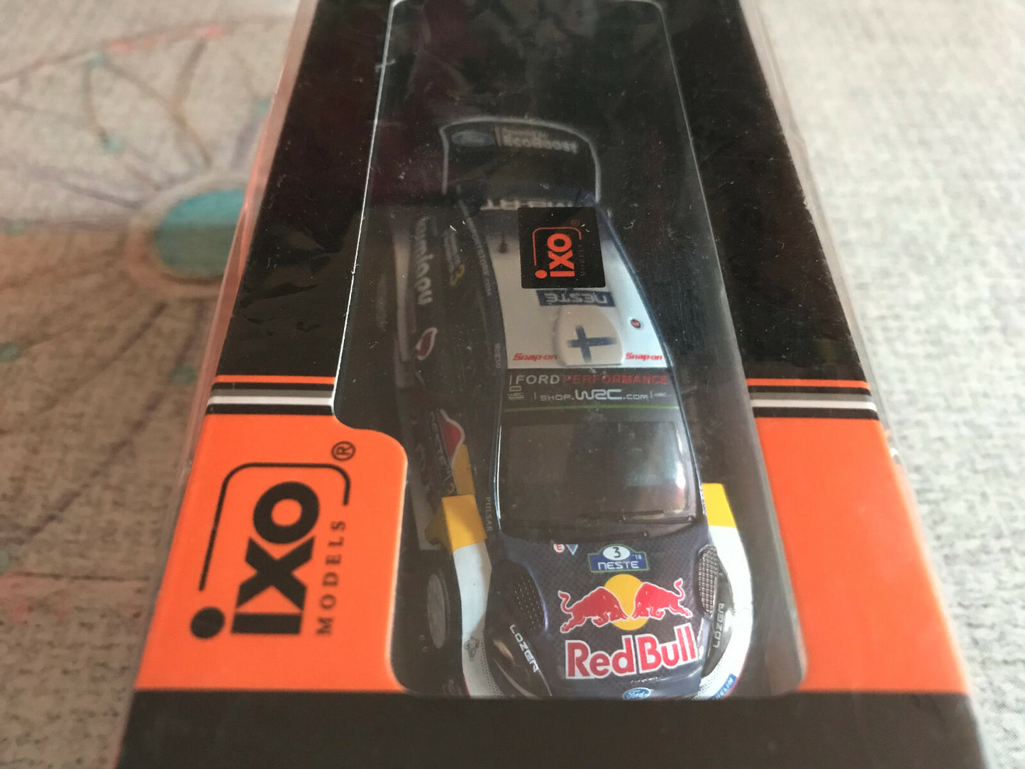 Voiture Miniature Ford Fiesta WRC #3 Rallye Finlande 2018 Suninen Ixo 1/43