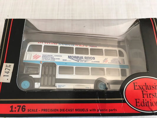 Voiture Miniature Bus Autobus Bristol Lodekka Morris Bros 14008 Gilbow 1/76