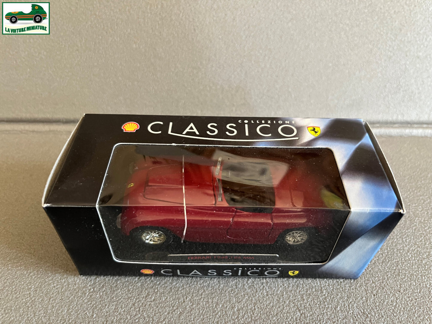 Voiture Miniature Ferrari 1948 166 MM Collection Classico Shell