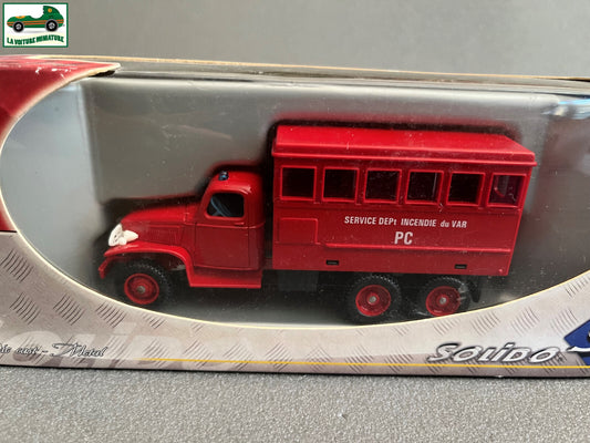 Voiture Miniature Pompiers Camion 3164 GMC PC Solido TonerGam 1/50