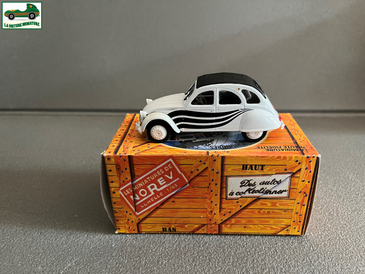 Voiture miniature Citroen 2cv Wella 1987 Norev Hachette au 1/43