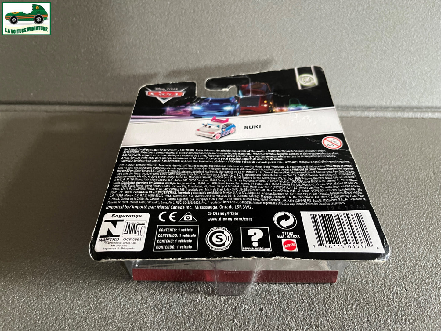 Voiture Miniature Cars Disney Pixar Suki Mattel