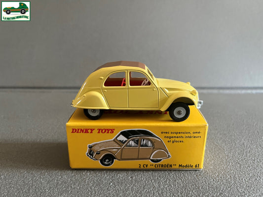 Voiture miniature Citroen 2CV Modèle 61 558 Dinky Toys Atlas