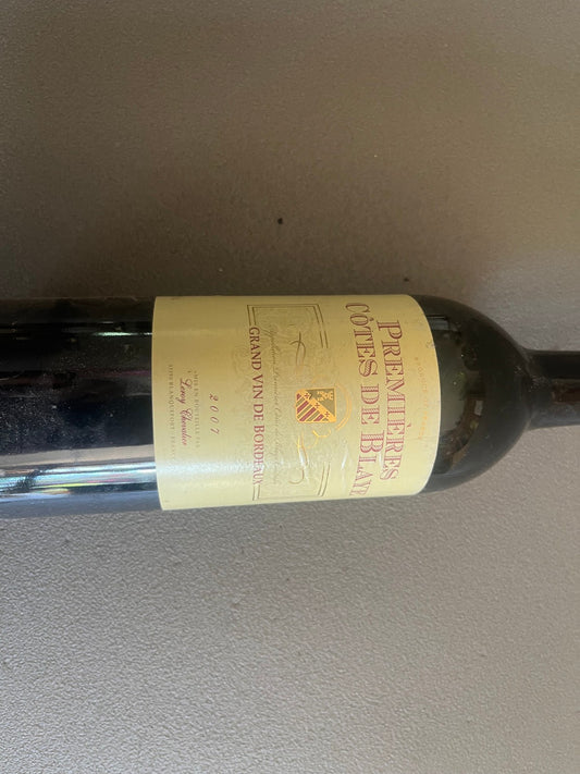 Ancienne Bouteille Vin Bordeaux Blaye Leroy Chevalier 2007 Collection Perso