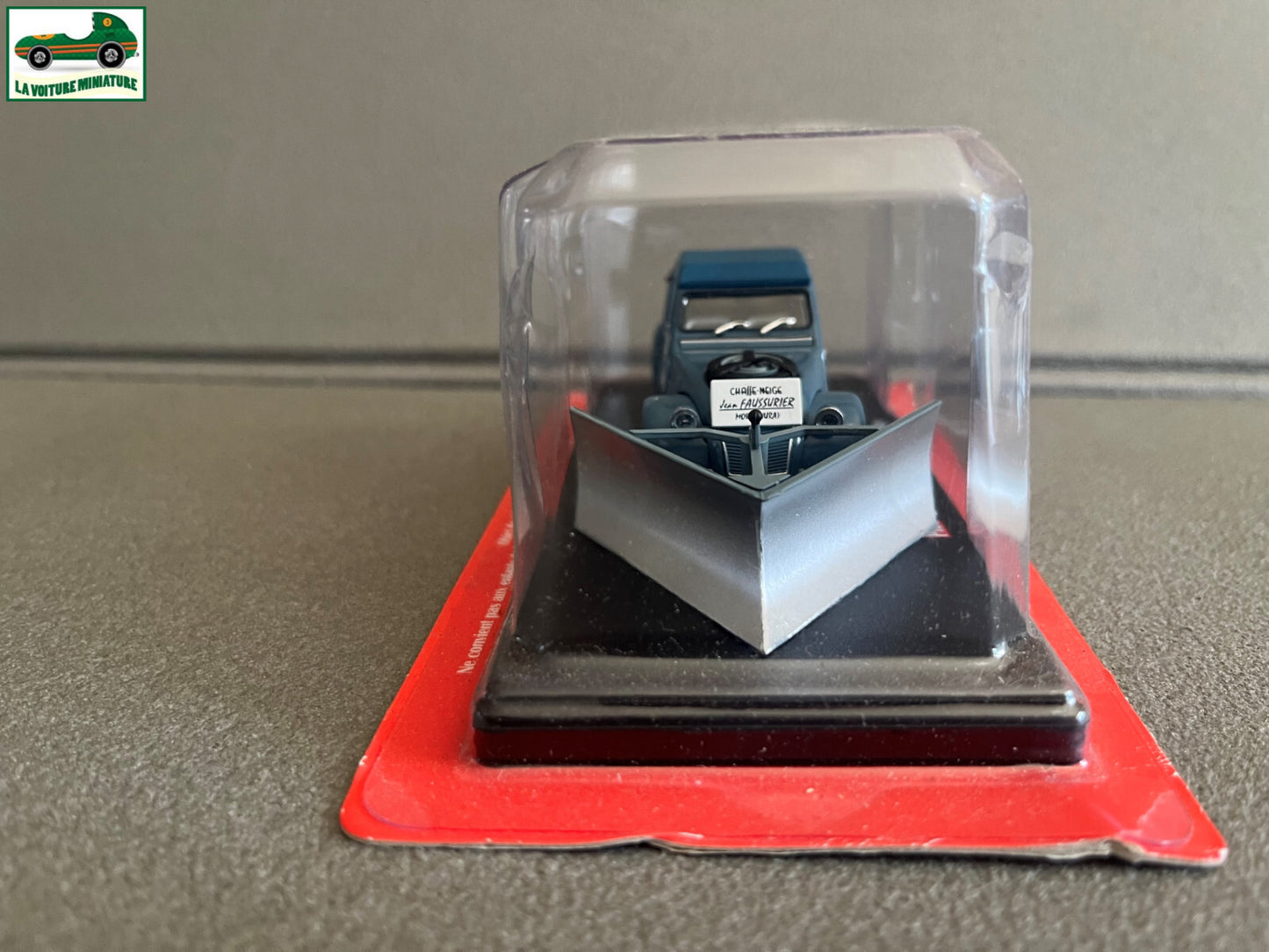 Voiture miniature Citroen 2cv 2 cv Sahara Chasse Neige Auto Plus Hachette 1/43