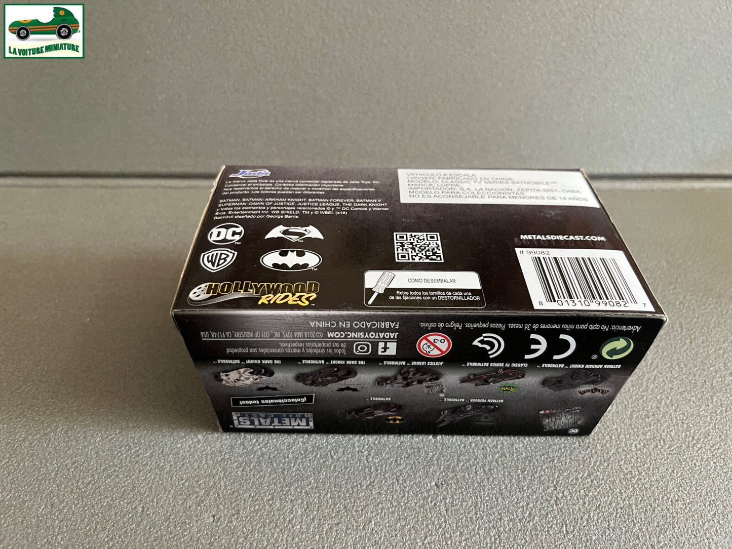 Voiture Miniature Batmobile Batman Justice League Jada au 1/43