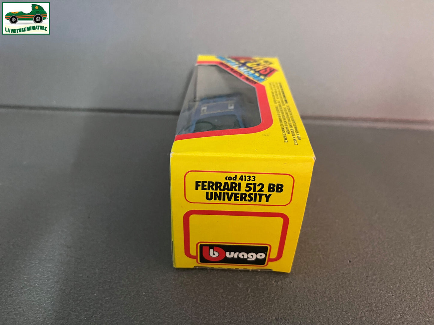 Voiture miniature Ferrari 512 BB University cod. 4133 Burago au 1/43