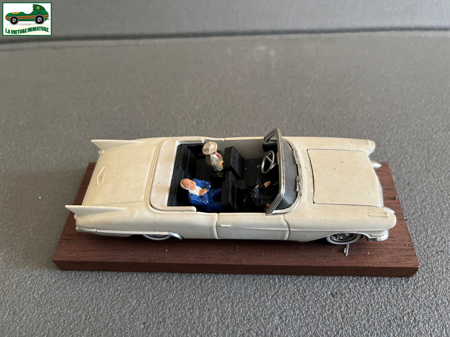 Ancienne Miniature Voiture Cadillac Eldorado Eisenhower 1957 Solido Bois 1/43
