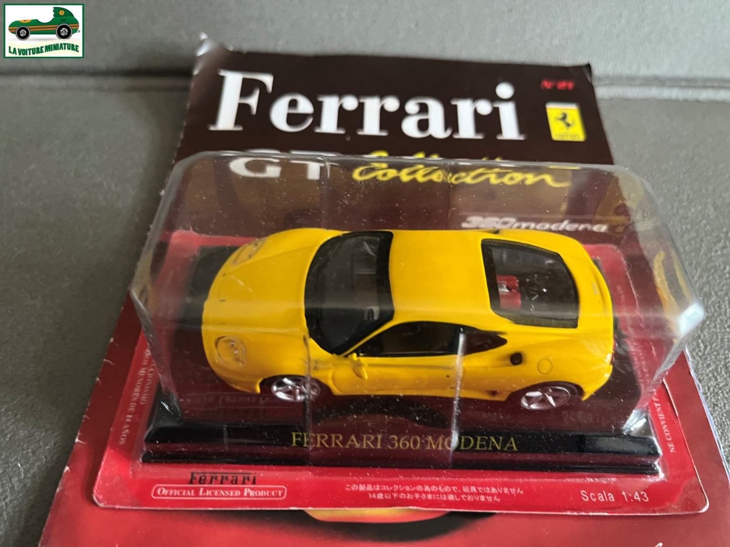 Voiture miniature Collection Ferrari 360 Modena Hachette Auto Plus au 1/43
