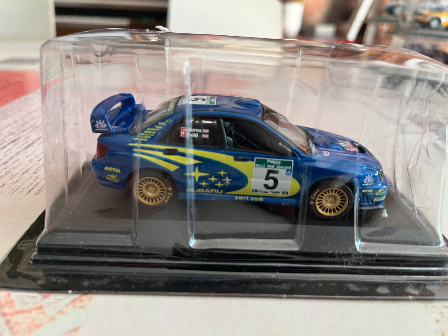Voiture miniature Rallye Subaru Impreza WRC New Zealand Rally 2001 Altaya 1/43