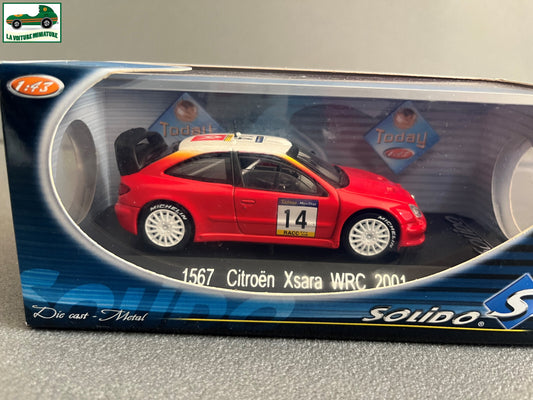 Voiture miniature Citroen Xsara WRC 2001 1567 Solido au 1/43