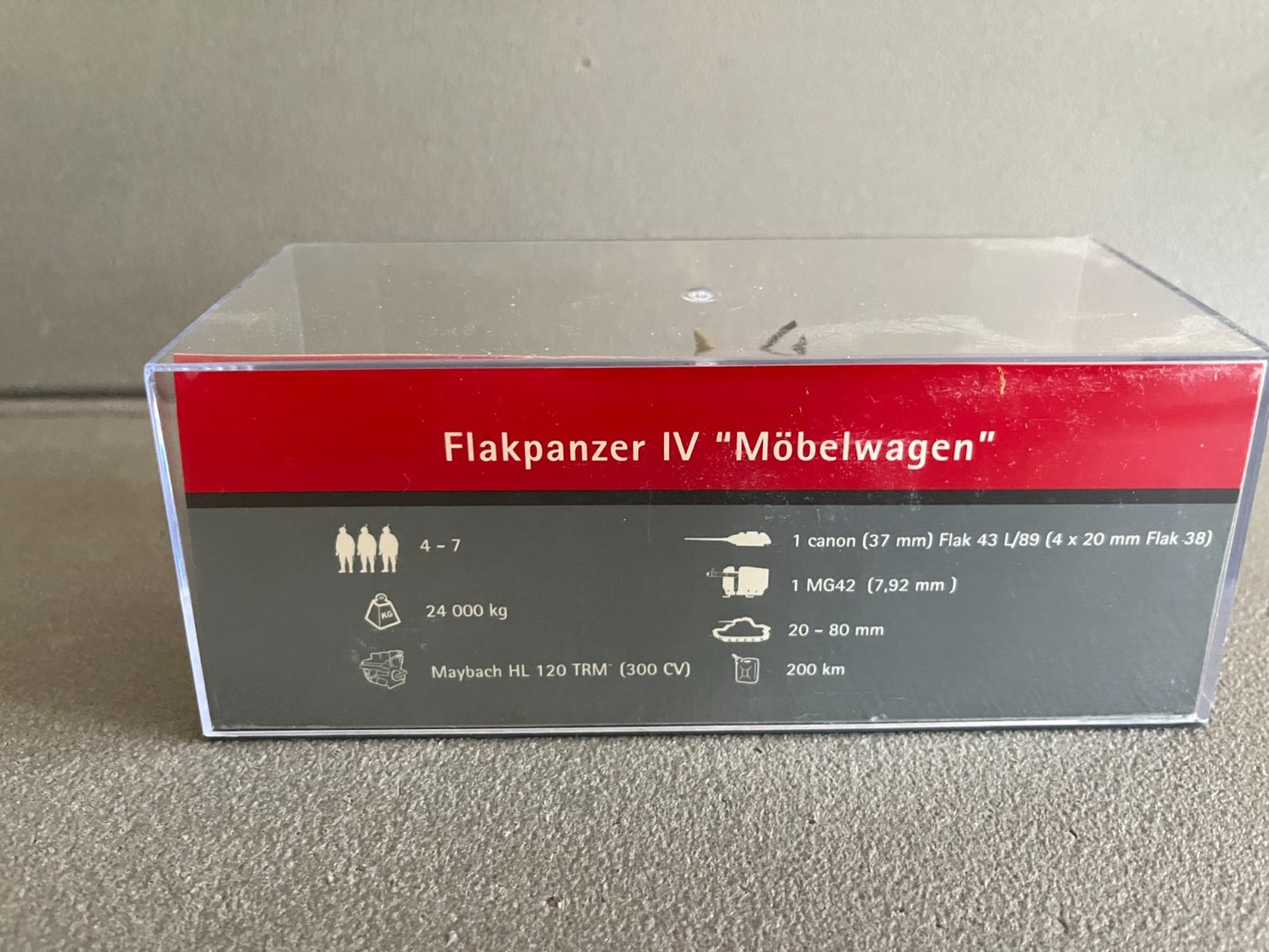 Miniature Militaire Char Tank Blindé Flakpanzer IV Mobelwagen Altaya 1/72