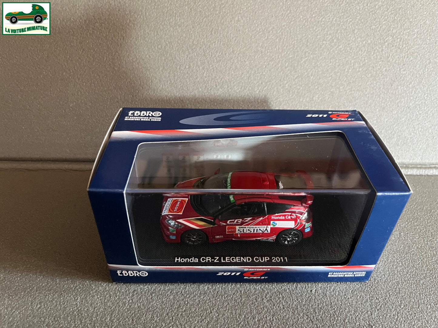 Voiture Miniature Honda CR-Z Legend Cup 2011 Ebbro au 1/43