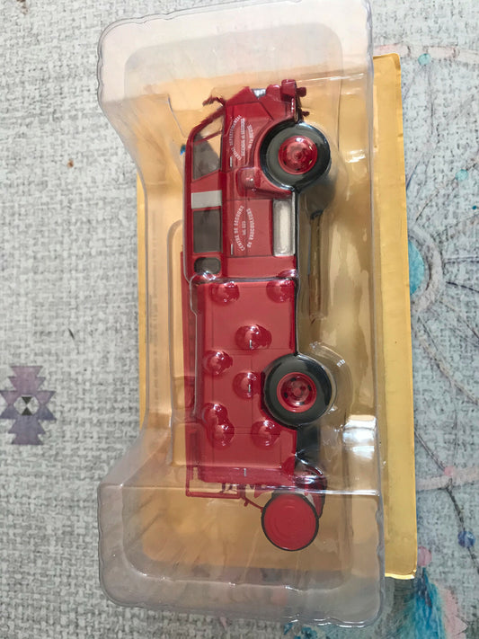 Miniature Camion Citroën PY C700 FPT Pompiers Vaucouleurs 1971 Hachette au 1/43