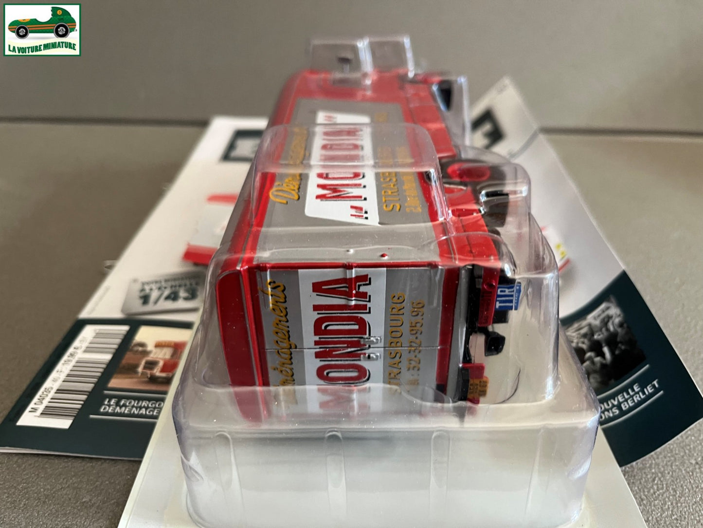 Voiture miniature Camion Berliet GBK 6 Déménagement Hachette 1/43