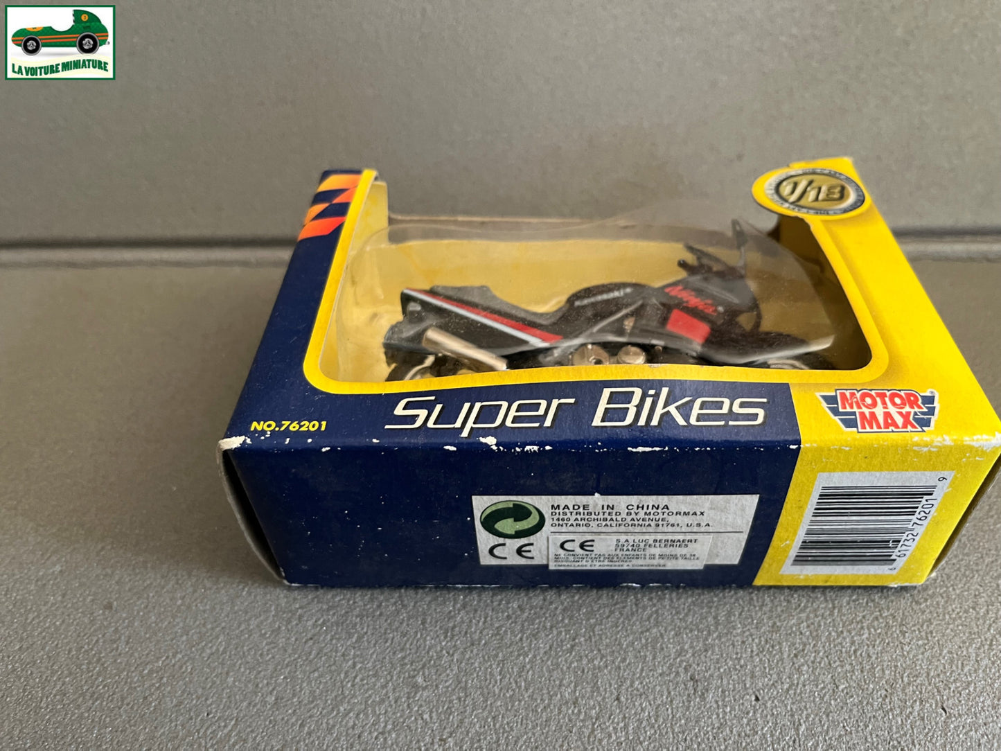 Moto miniature Kawasaki Ninja Super Bikes Motor Max 1/18