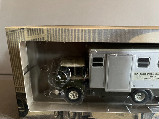 Voiture Miniature Camion D'autrefois Berliet Centre Hippique Ixo Altaya 1/43