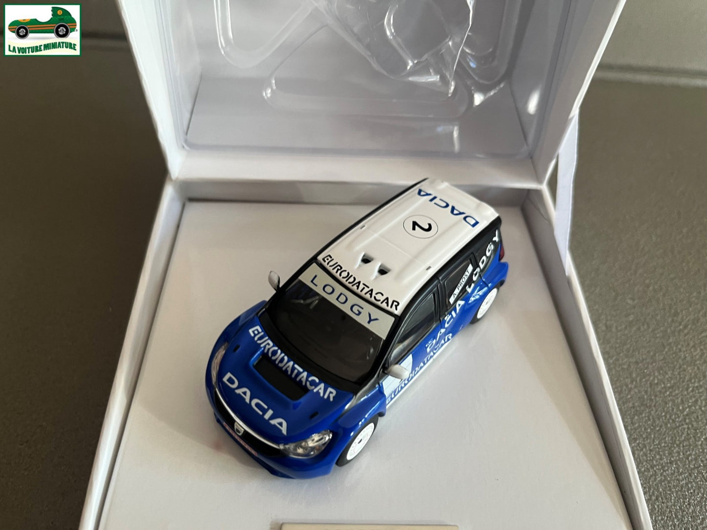 Voiture Miniature Dacia Lodgy Trophee Andros Alain Prost Eligor 1/43