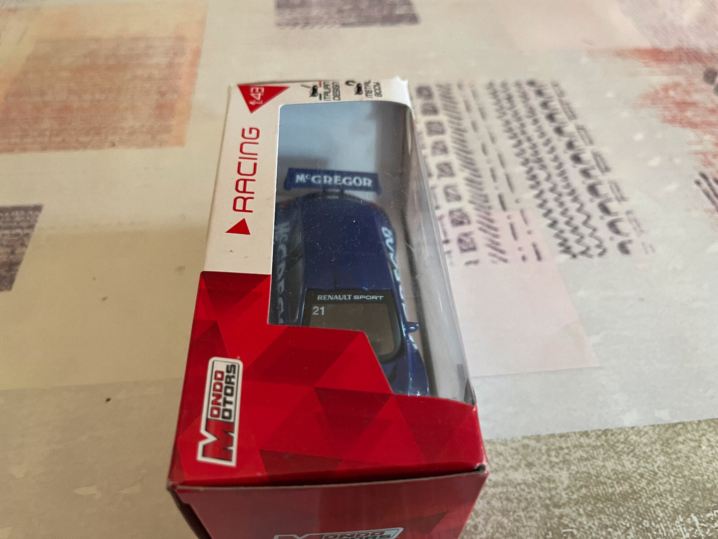 Voiture Miniature Renault Megane Trophy MC Gregor Mondo Motors au 1/43