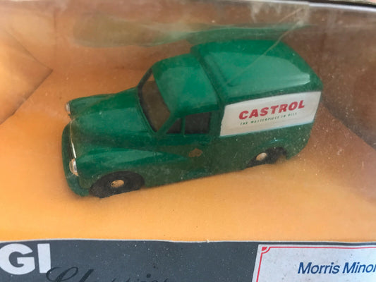 Voiture Miniature Morris Minor Van Castrol Corgi 1/43