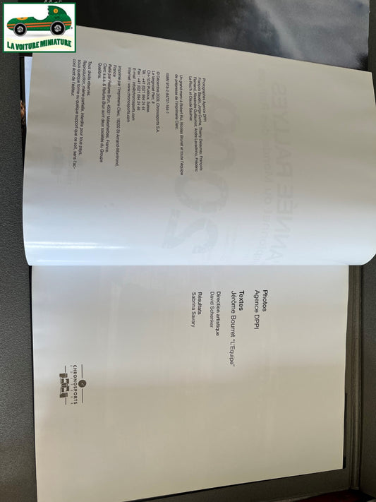 Livre Voiture Automobile L'année Rallyes 2009 Chronosports WRC Rallye Loeb