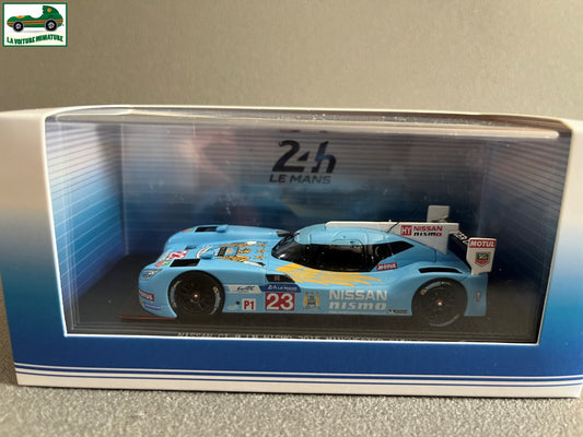 Voiture Miniature Nissan GT-R LM Nismo Manchester City 2015 Ebbro Le Mans 1/43