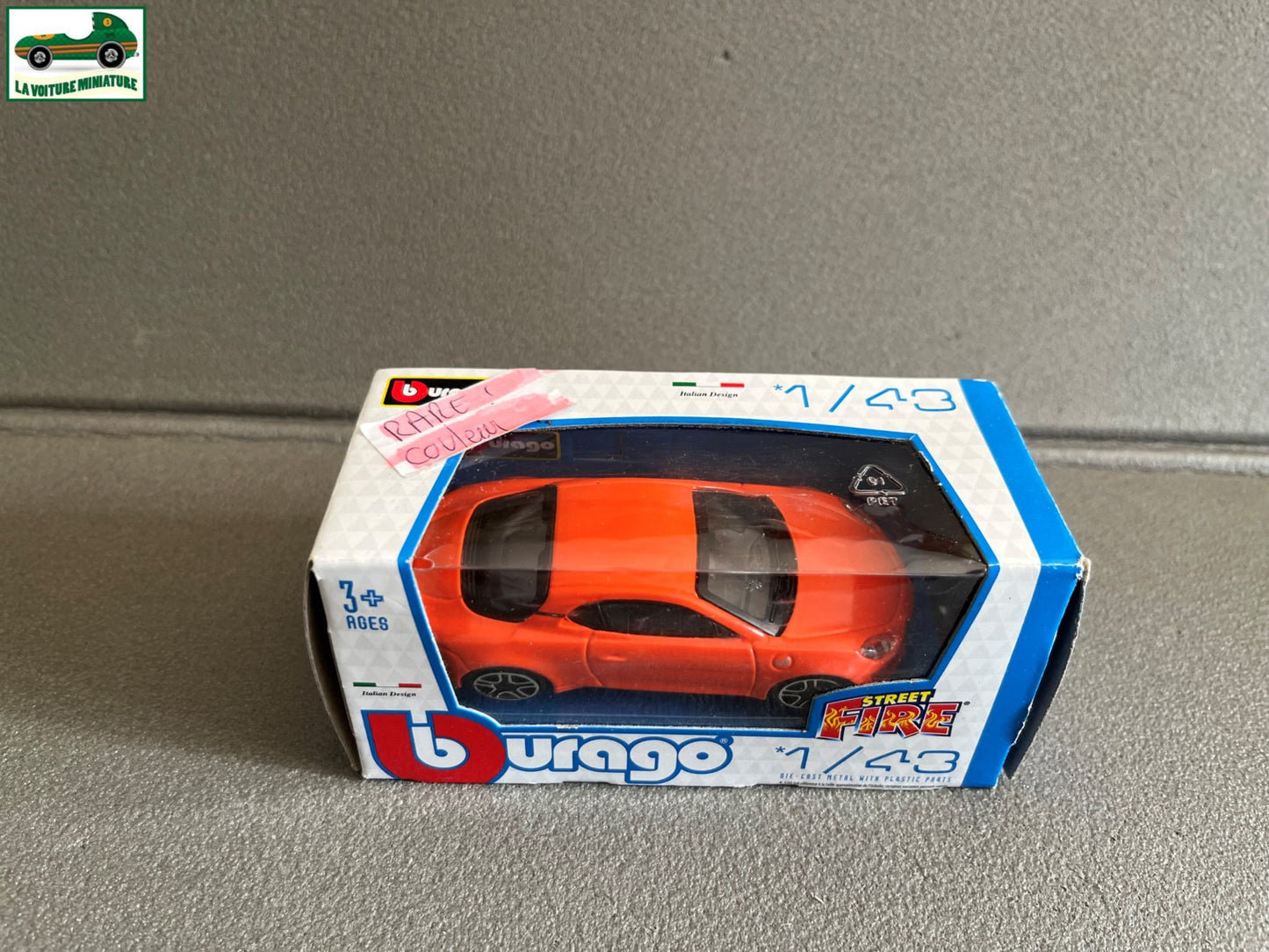 Voiture Miniature Renault Alpine A110 2018 Burago Orange au 1/43
