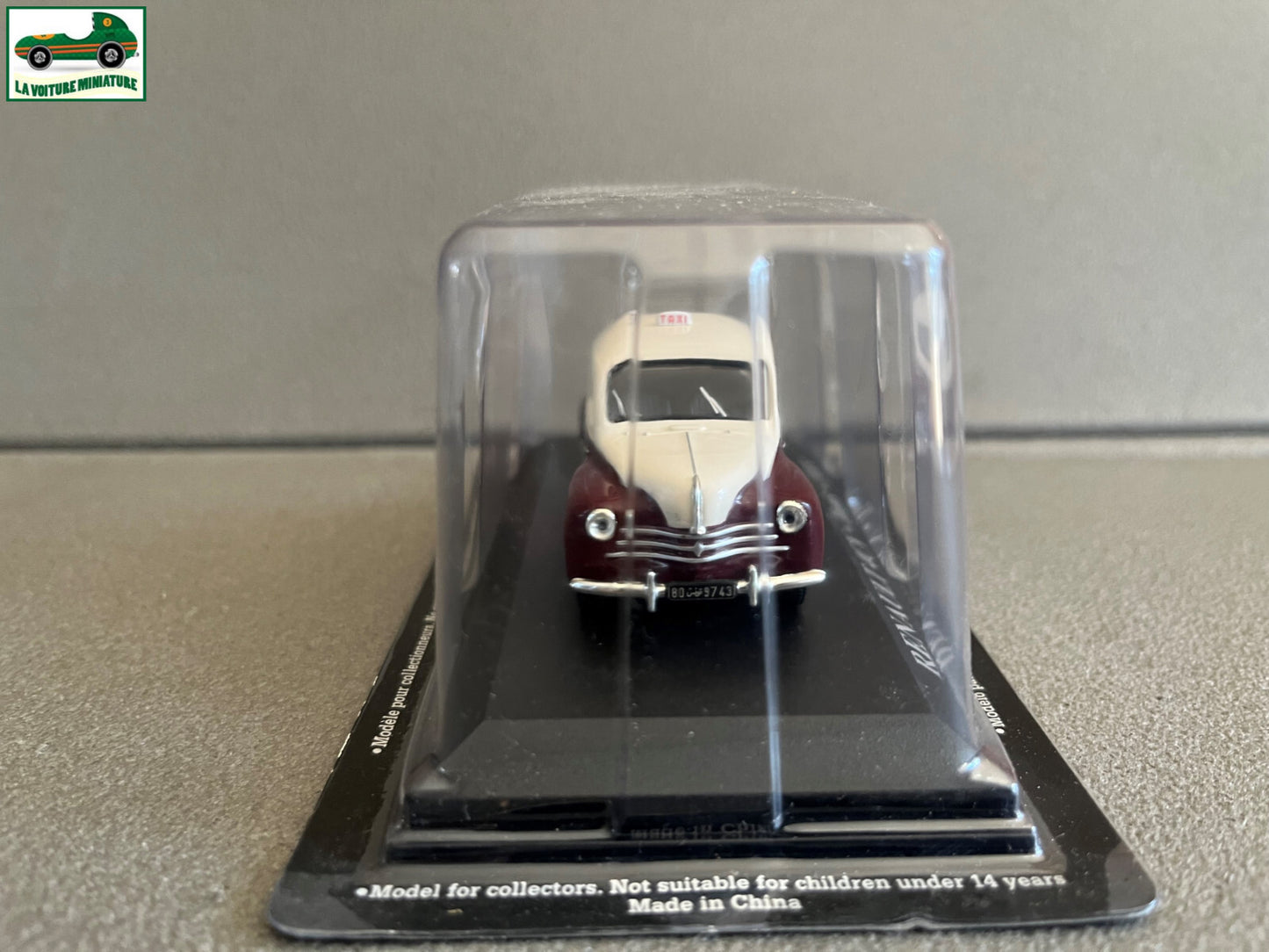 Voiture Miniature Renault 4CV Tunis 1955 Taxi Du Monde au 1/43 Altaya