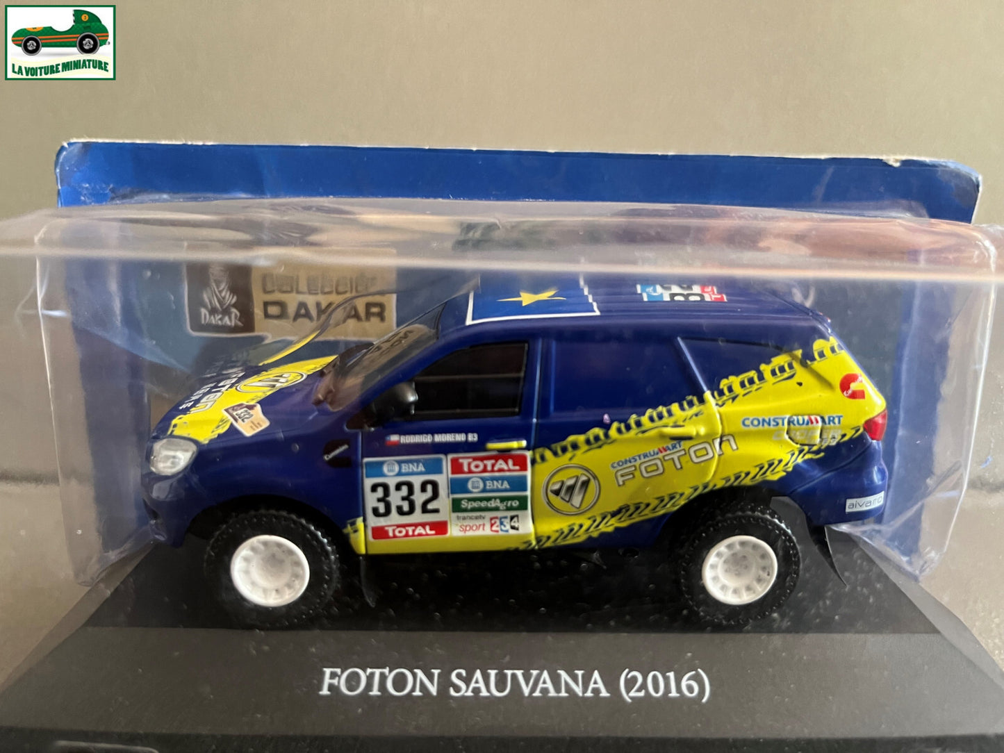 Voiture miniature Foton Sauvana 2016 Rallye Paris Dakar au 1/43
