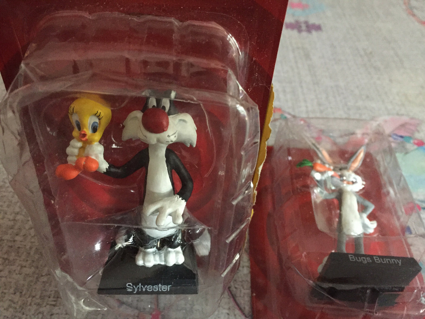 Lot Figurine Plomb Looney Tunes Warner Bros Titi Grosminet Bugs Bunny Plombs 9cm
